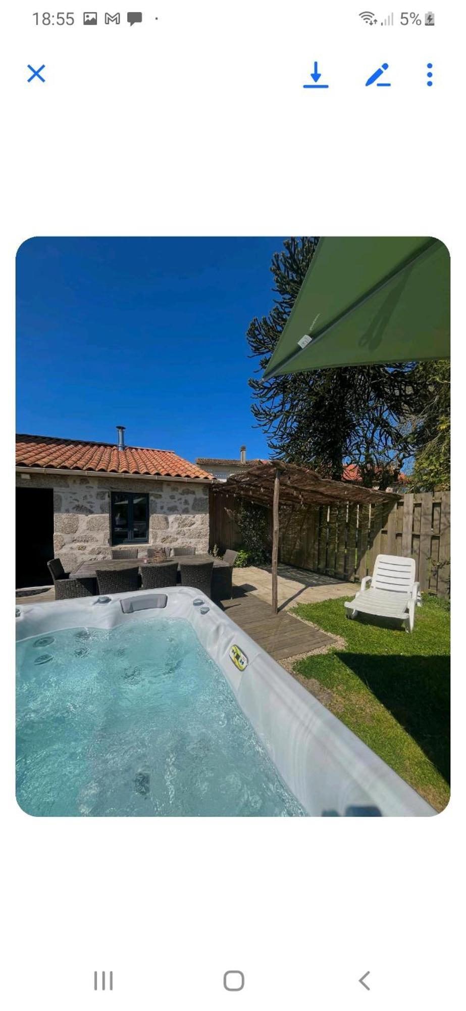 Loue Ancien Moulin A Vent Avec Piscine Et Jacuzzi Neuvy-Bouin Exterior foto